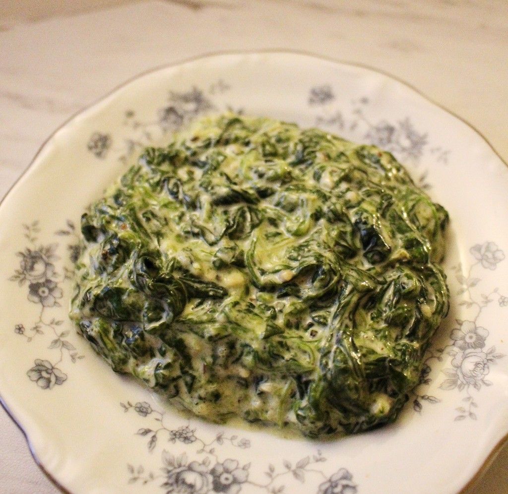 Keto Romano Creamed Spinach