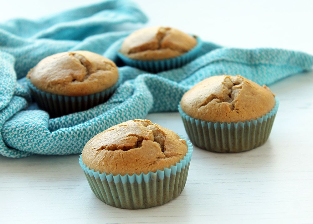 Keto Chai Walnut Cupcakes