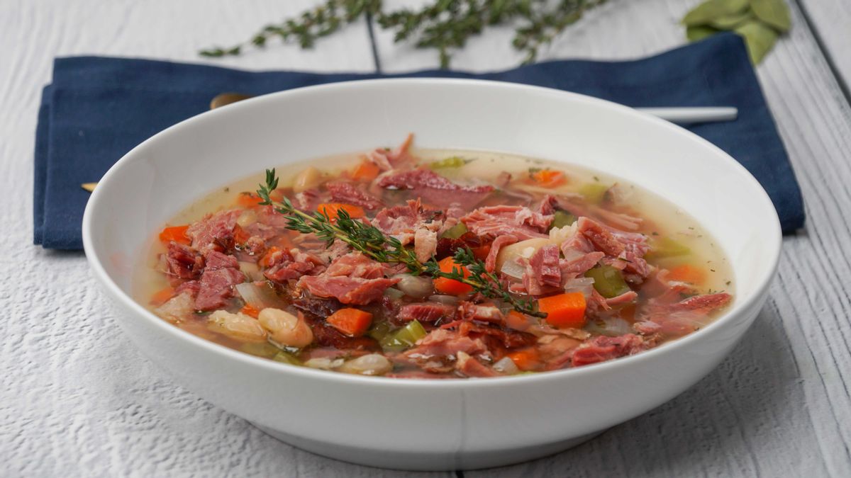 Low Carb Ham & Bean Soup