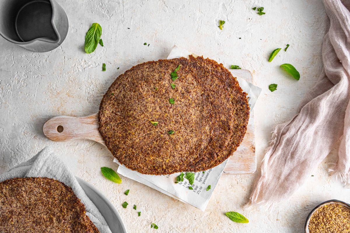 Gluten-free Keto Flax Flatbread 