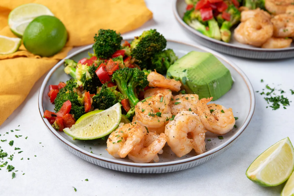 Garlicky Keto Shrimp and Veggies