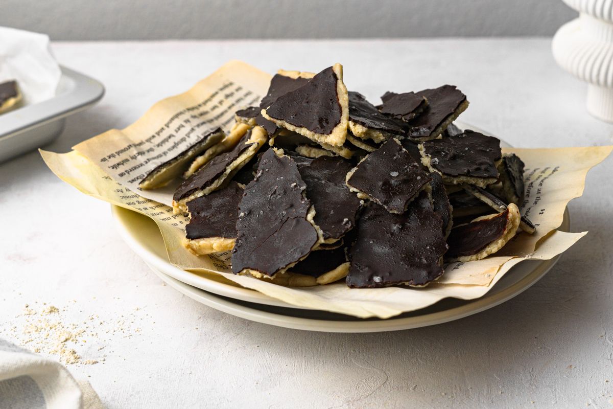 Keto Cookie Dough Protein Bark