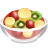 Fruit Flakes Strawberry With A Yogurt