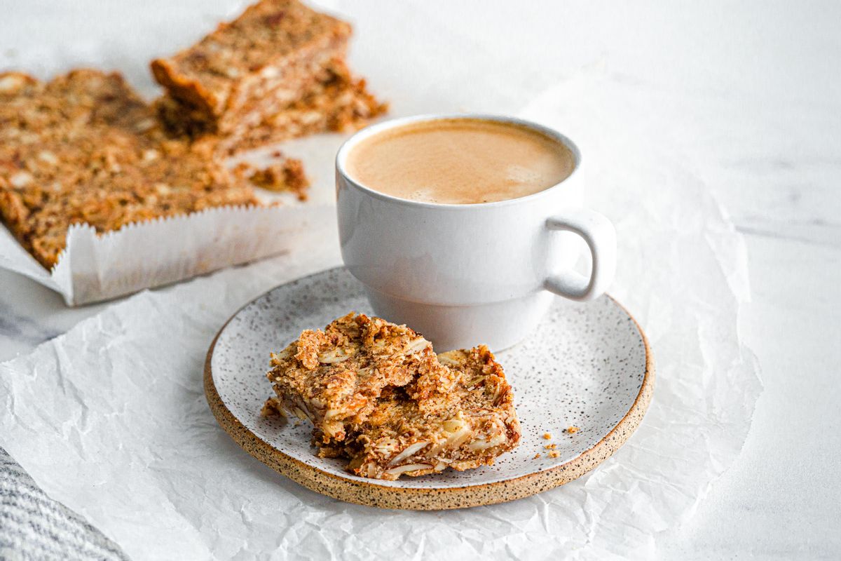 Keto "Oatmeal" Almond Butter Breakfast Bars