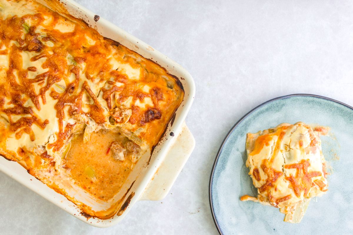 Keto Enchilada Lasagna