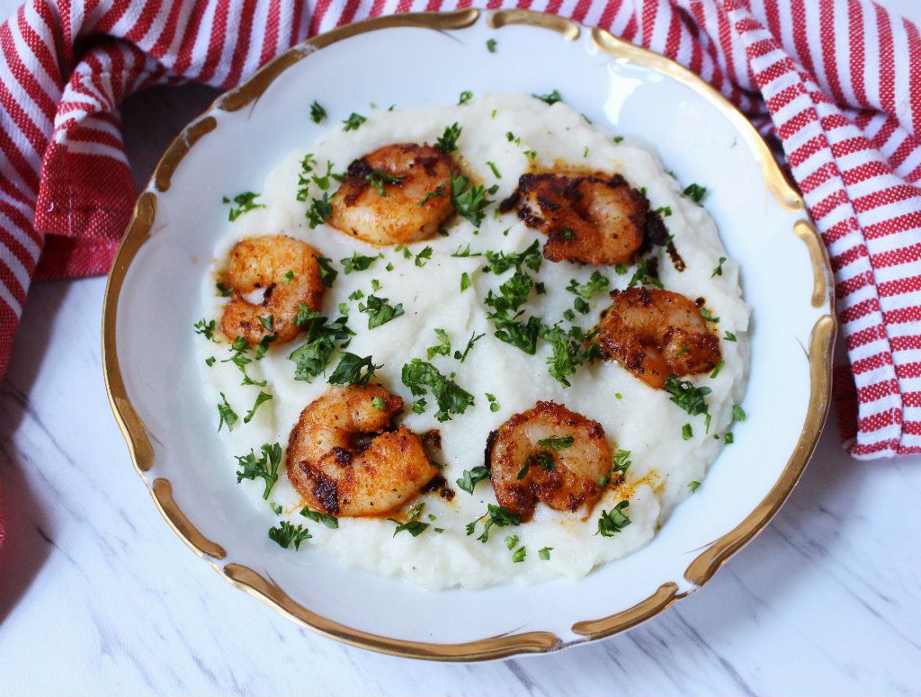 Low Carb Shrimp and Grits