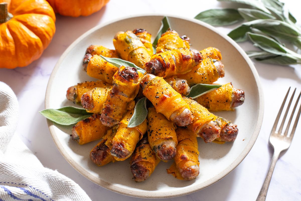 Simple Keto Butternut Squash and Sage Sausage Appetizer