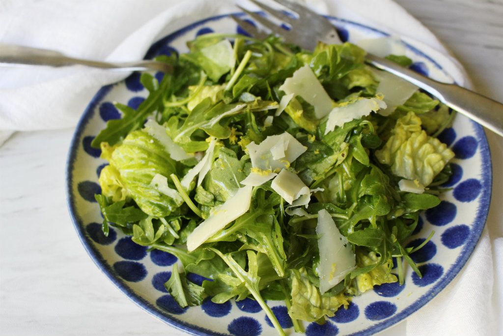 Keto Citrus Basil Side Salad