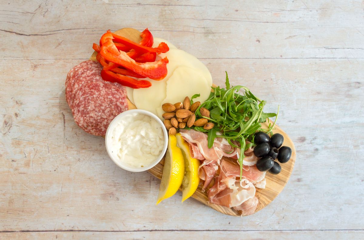 Keto Italian Charcuterie Board