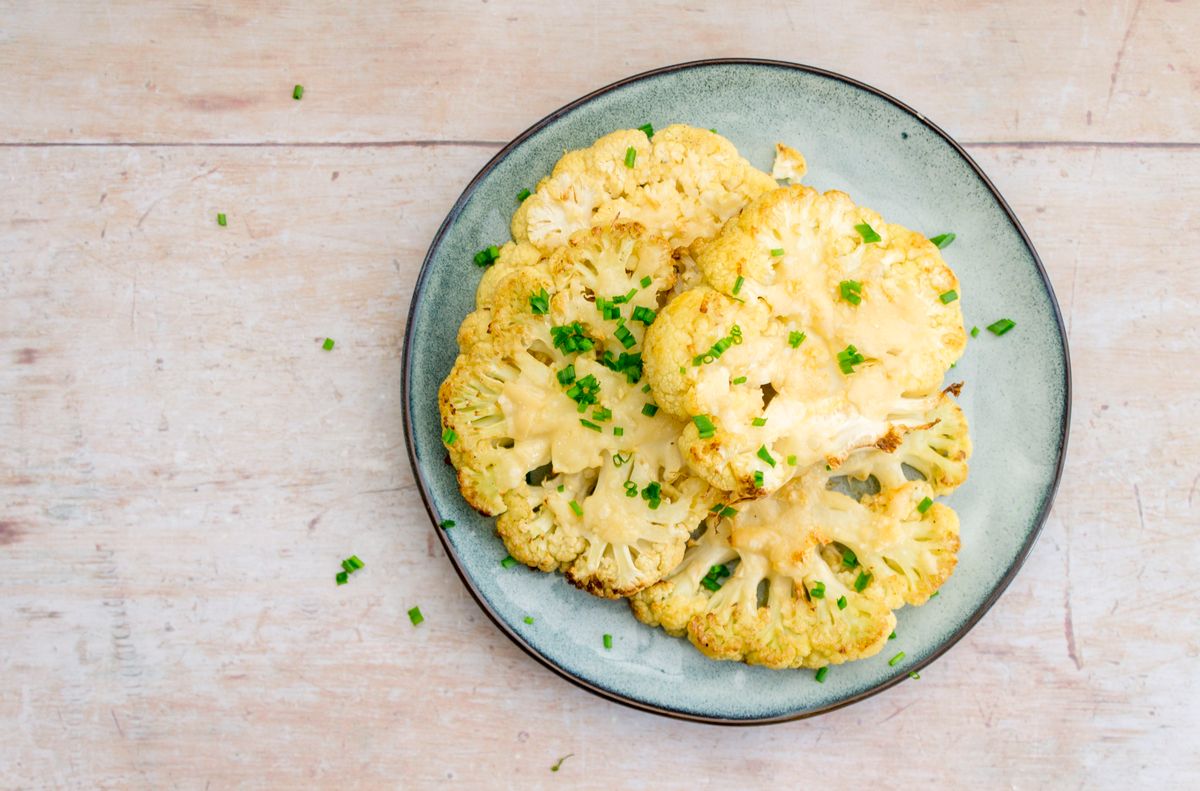 Keto Buttery Parmesan Cauliflower Steaks