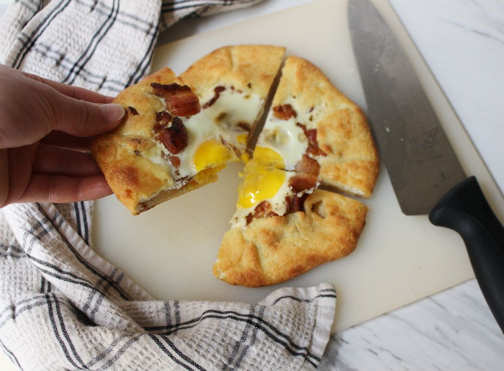 Low Carb Bacon And Egg Galette
