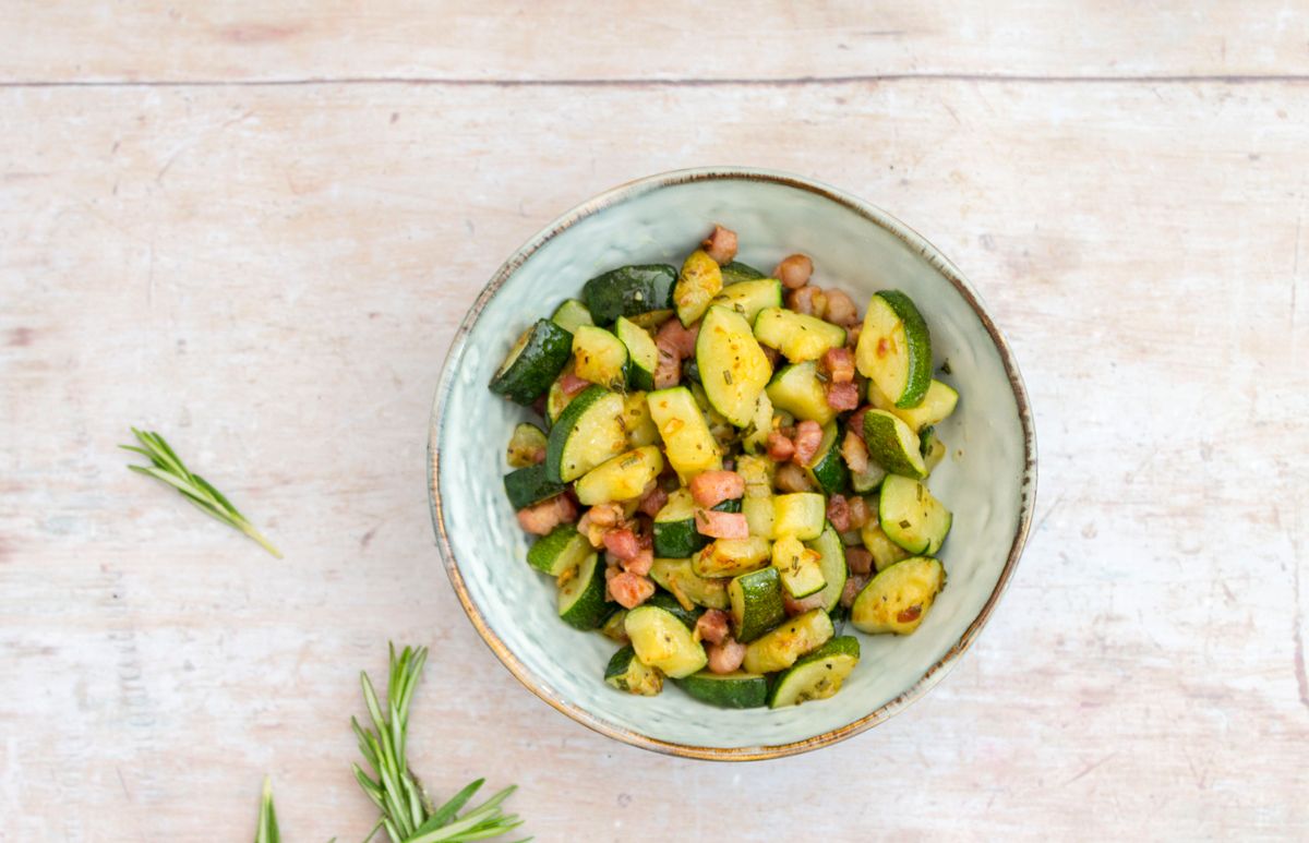 Keto Zucchini and Pancetta