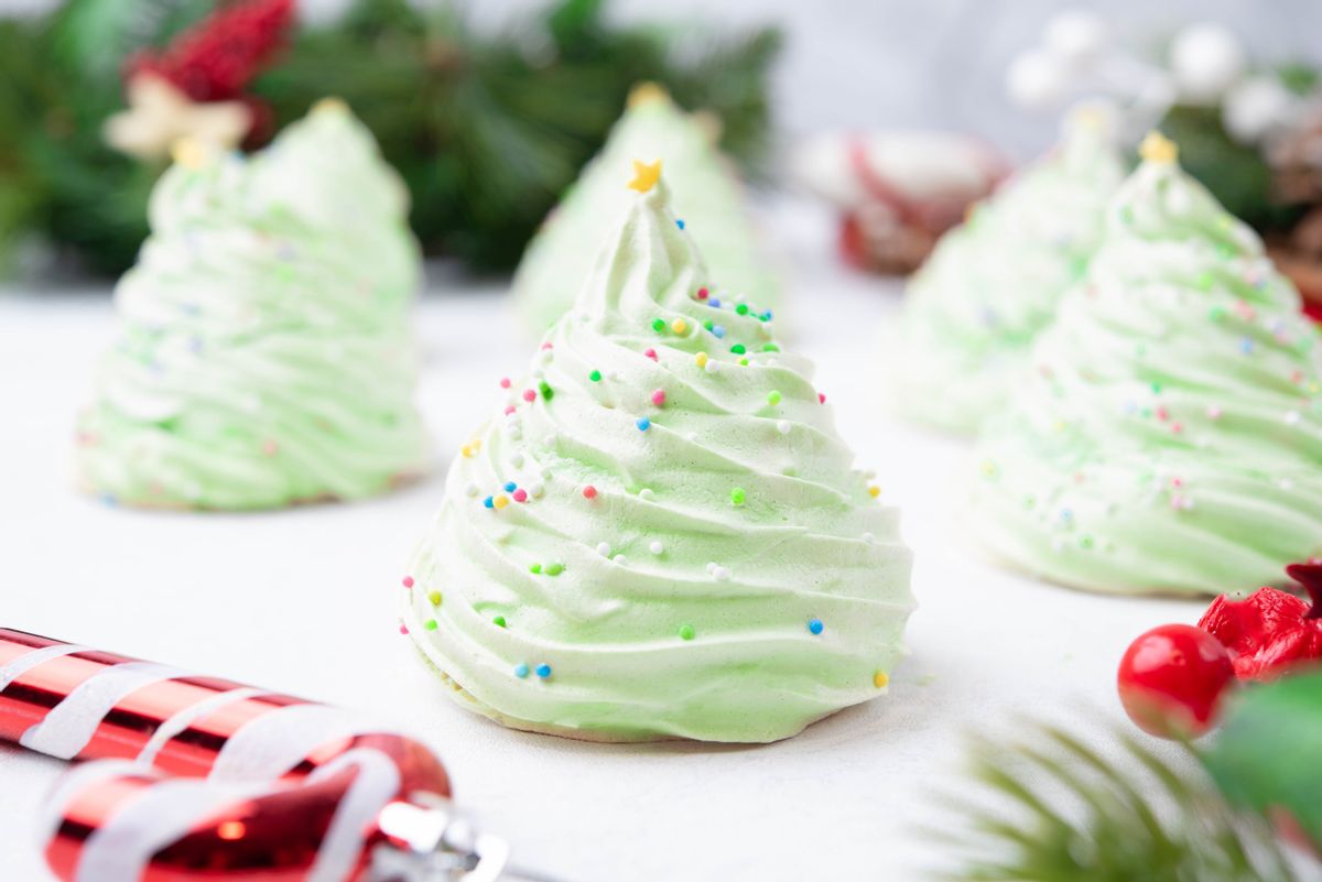 The Ultimate Keto Christmas Tree Meringues