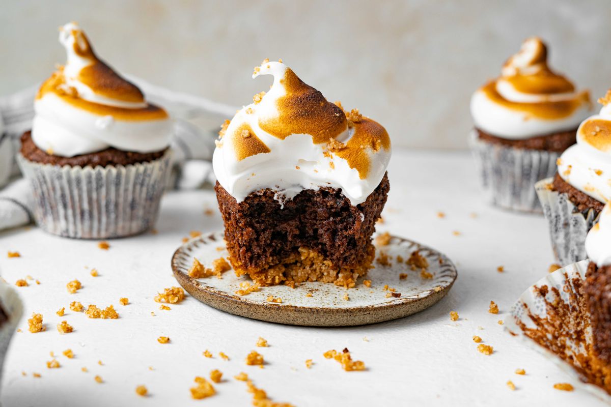 Keto S’mores Cupcakes