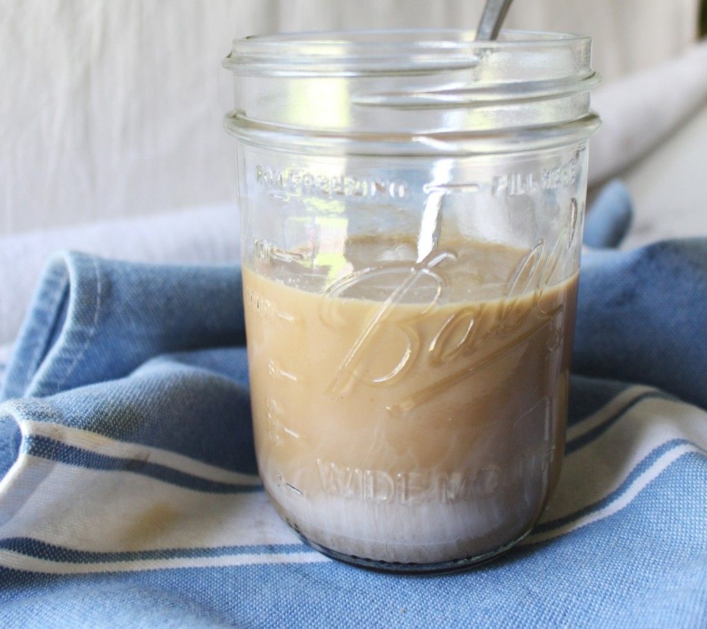 Keto Cold Brew Butter Coffee Over Cream