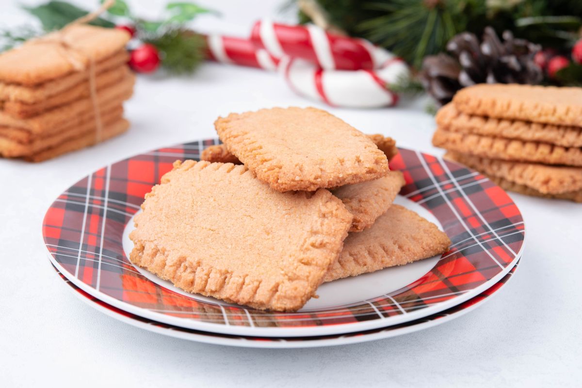 Keto Christmas Speculoos Cookies