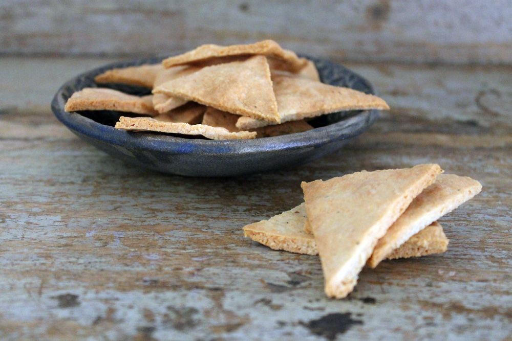 Low Carb Almond and Parmesan Crackers