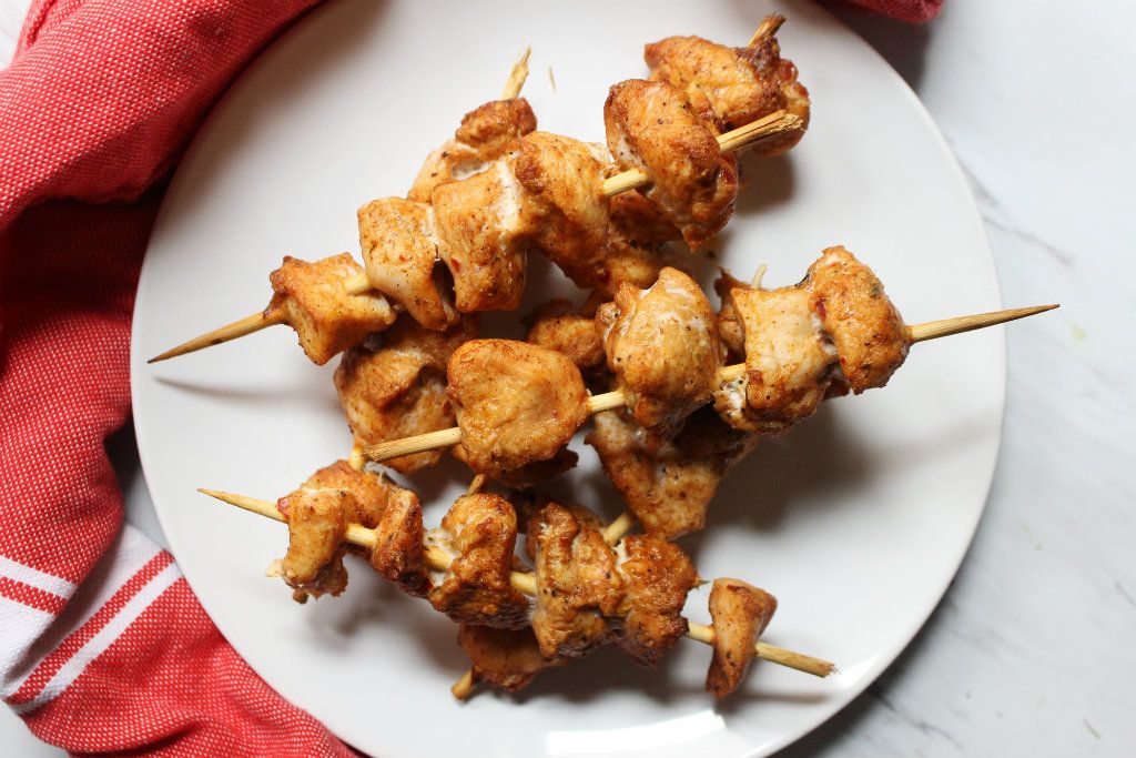 Keto Jerk Chicken Skewers