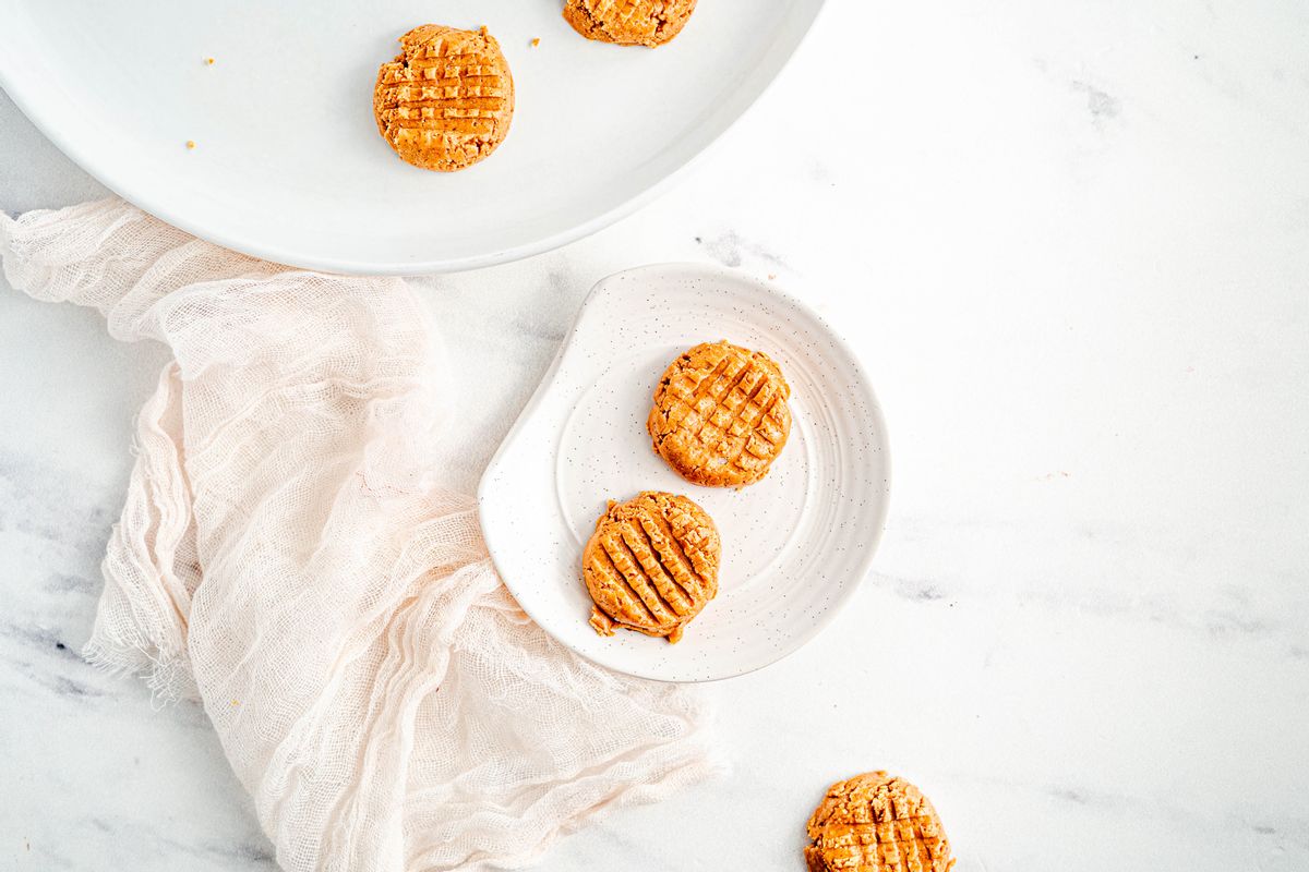 Best Keto 3-Ingredient No Bake Peanut Butter Cookies