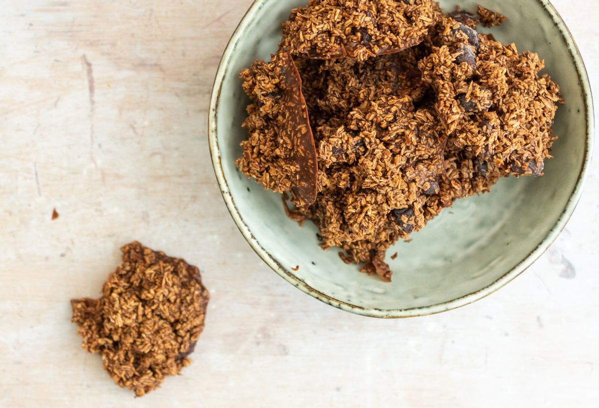 Keto Chocolate, Cranberry and Coconut Haystacks