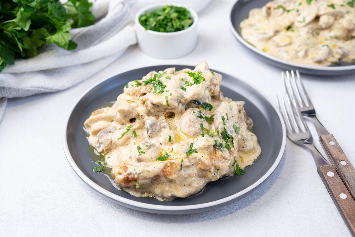 Budget-Friendly Keto Chicken with Mushroom Sauce