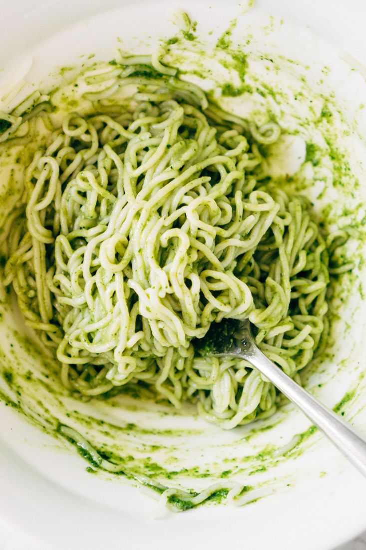 Keto Pesto Noodles