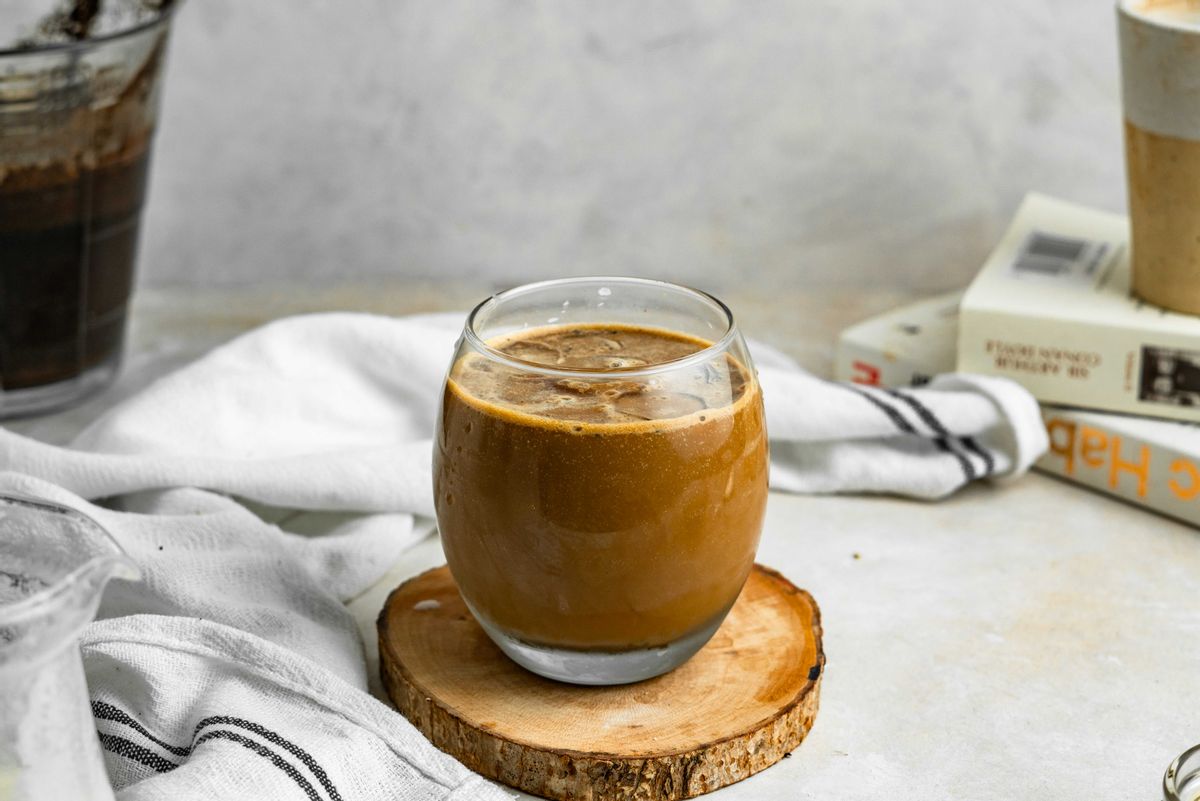 Keto Salted Caramel Cold Brew Coffee