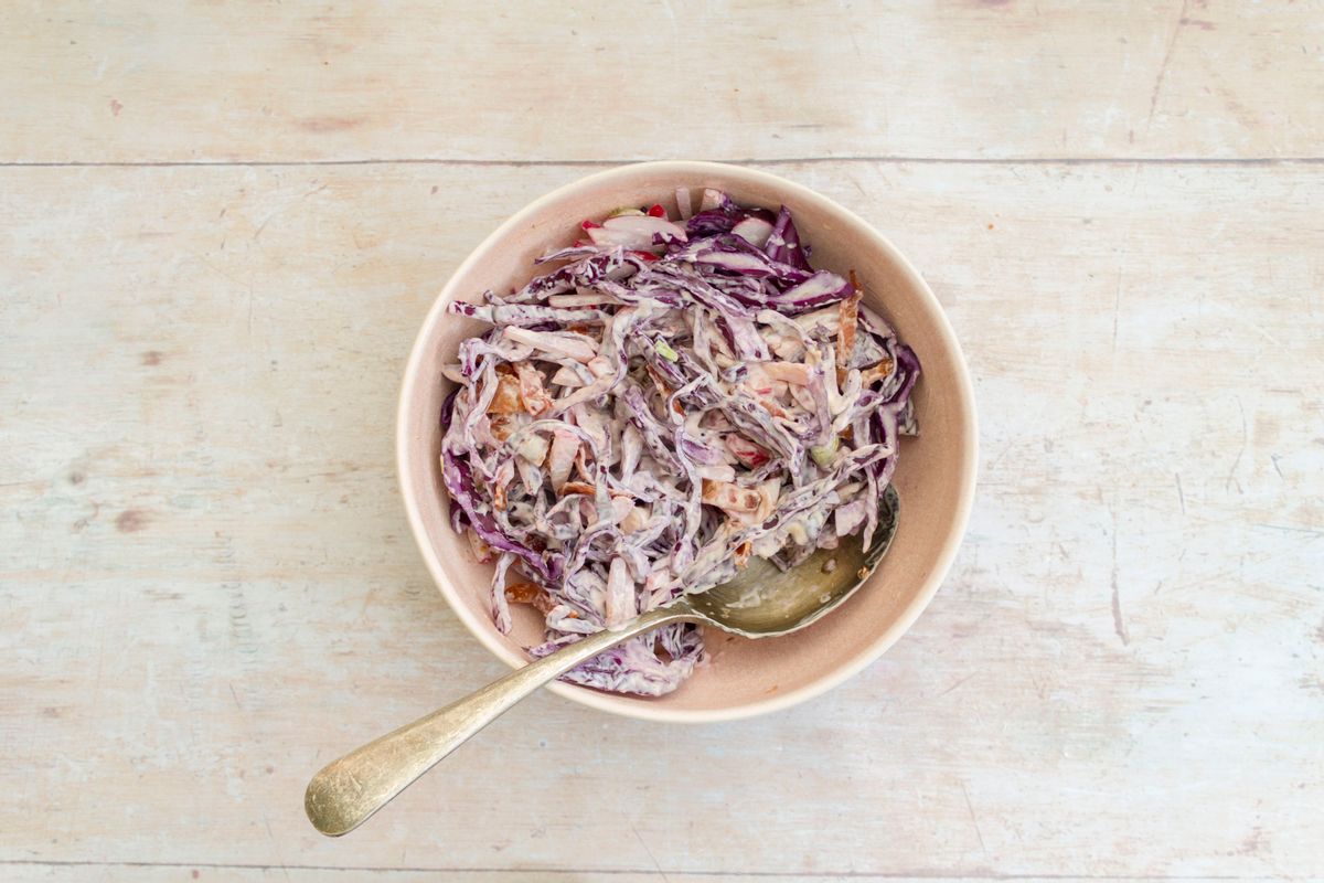 Keto BBQ Bacon Slaw