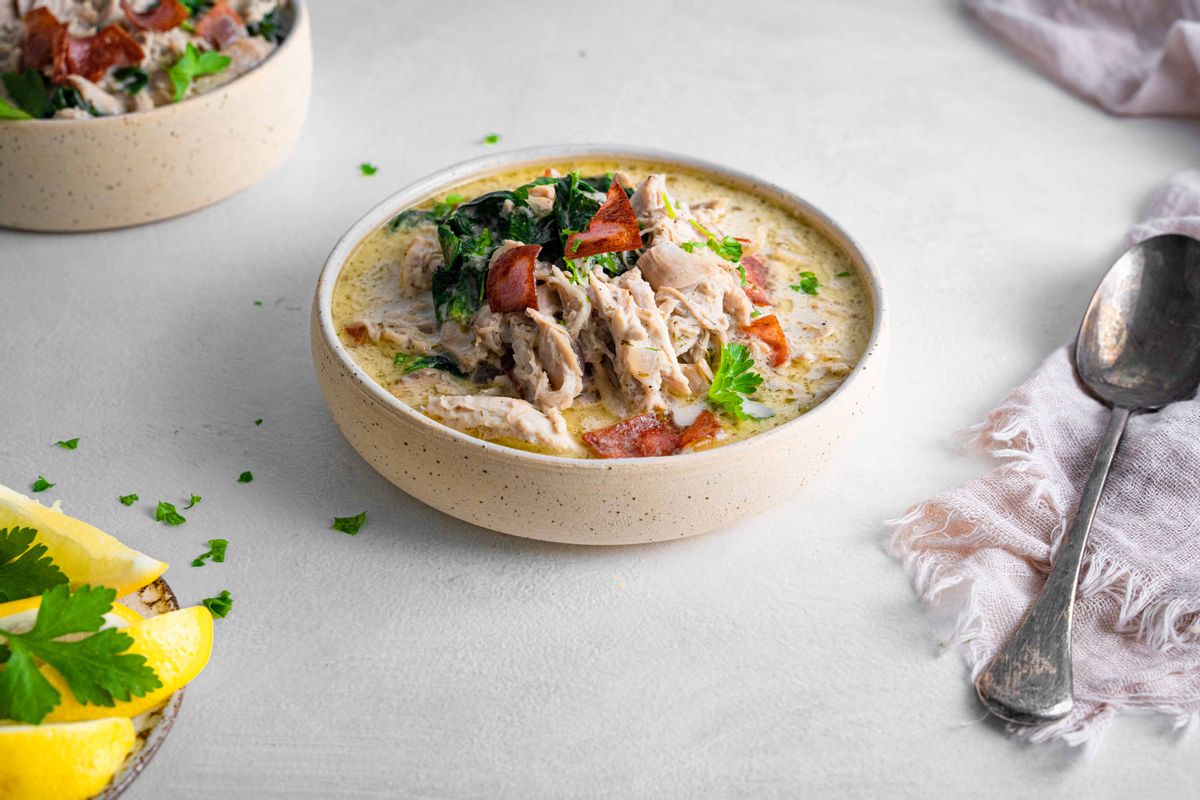 Low-Carb High-Protein Crack Chicken Soup 