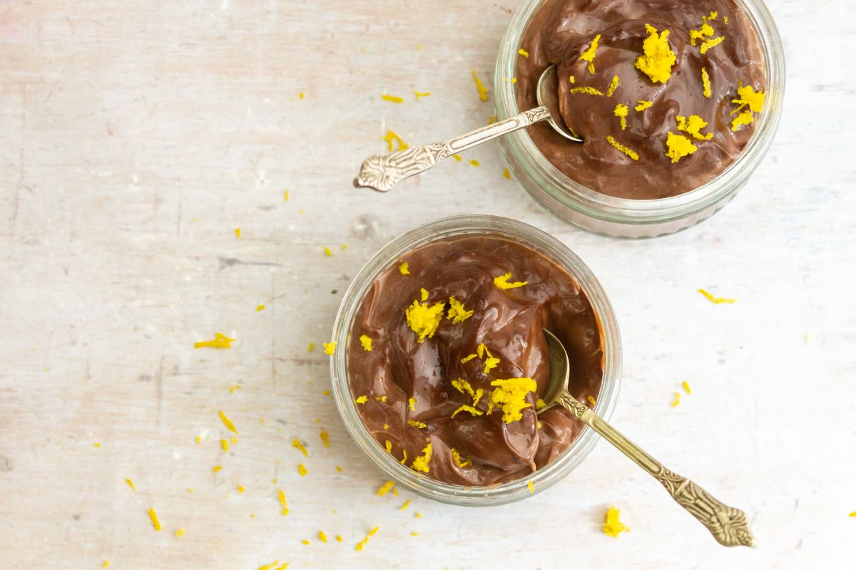 Keto Christmas Chocolate Orange Puddings