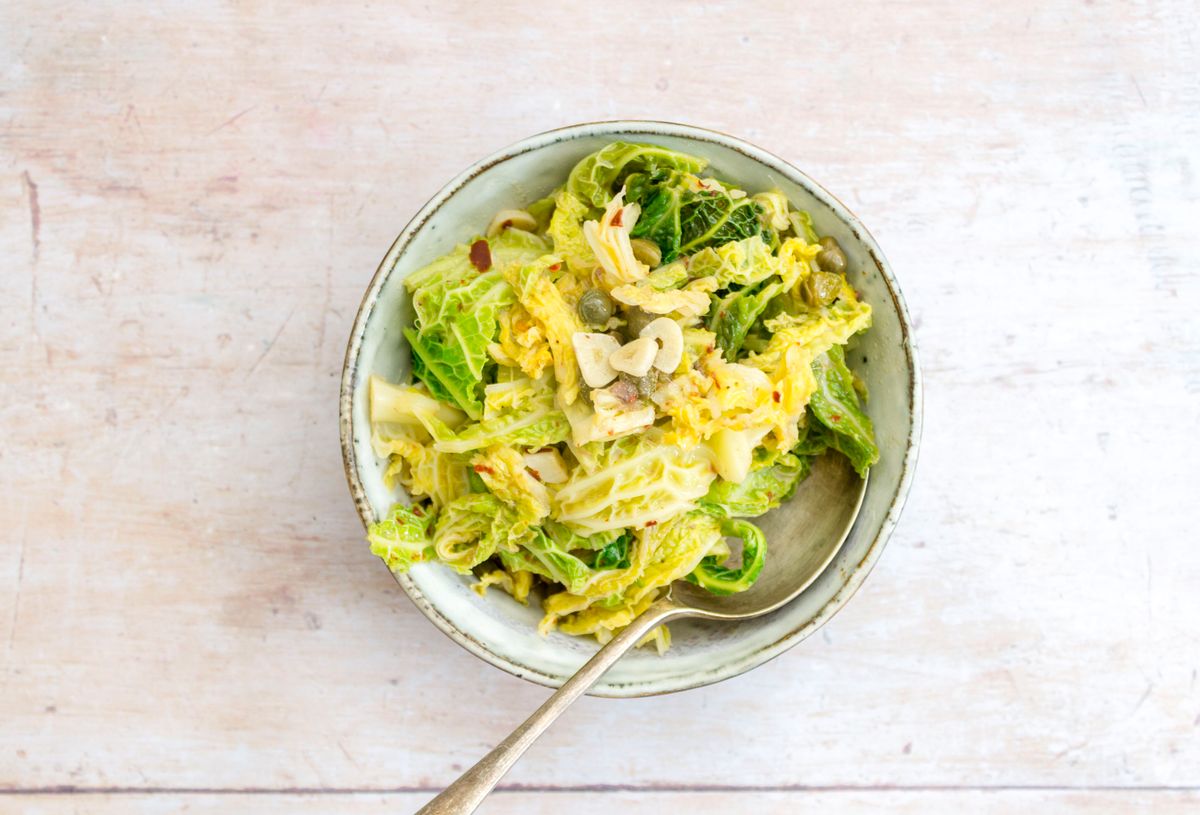 Keto Buttery Savoy Cabbage