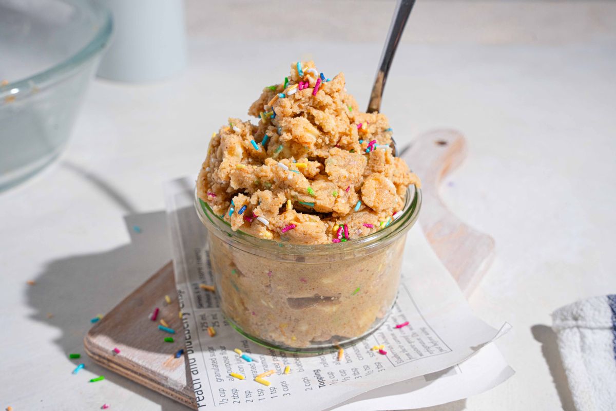 Keto Birthday Cake Cookie Dough