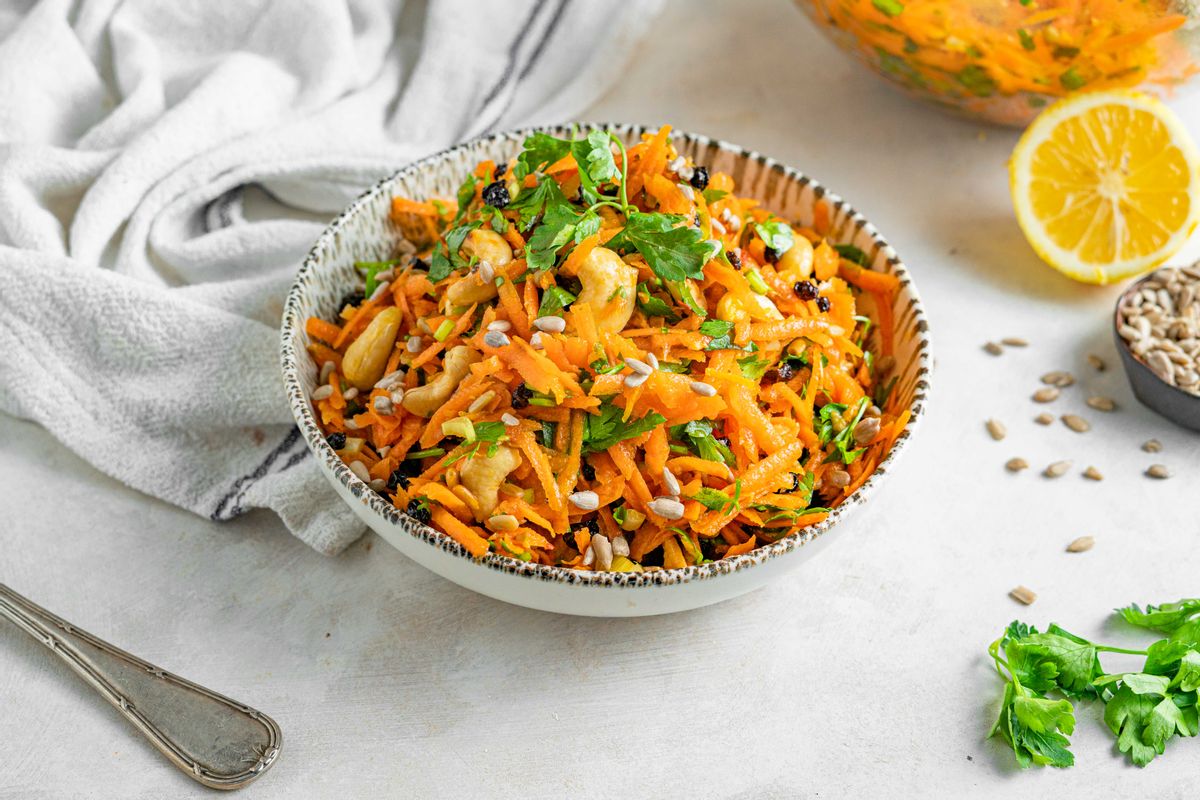 Healthy Whole Food Carrot Salad