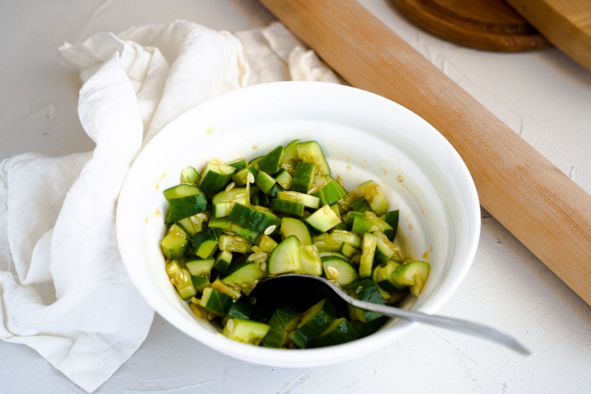 Keto Chinese Smashed Cucumber