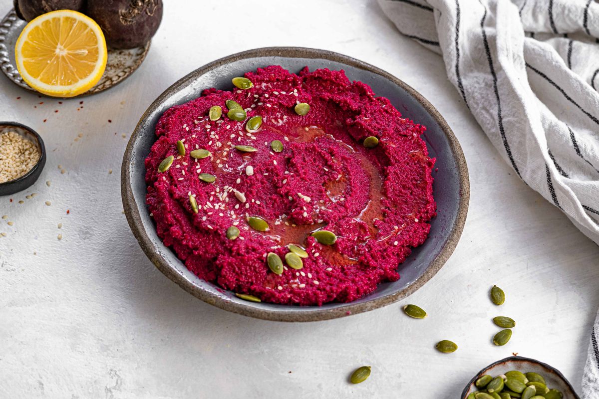 Moderate Carb Beet Hummus