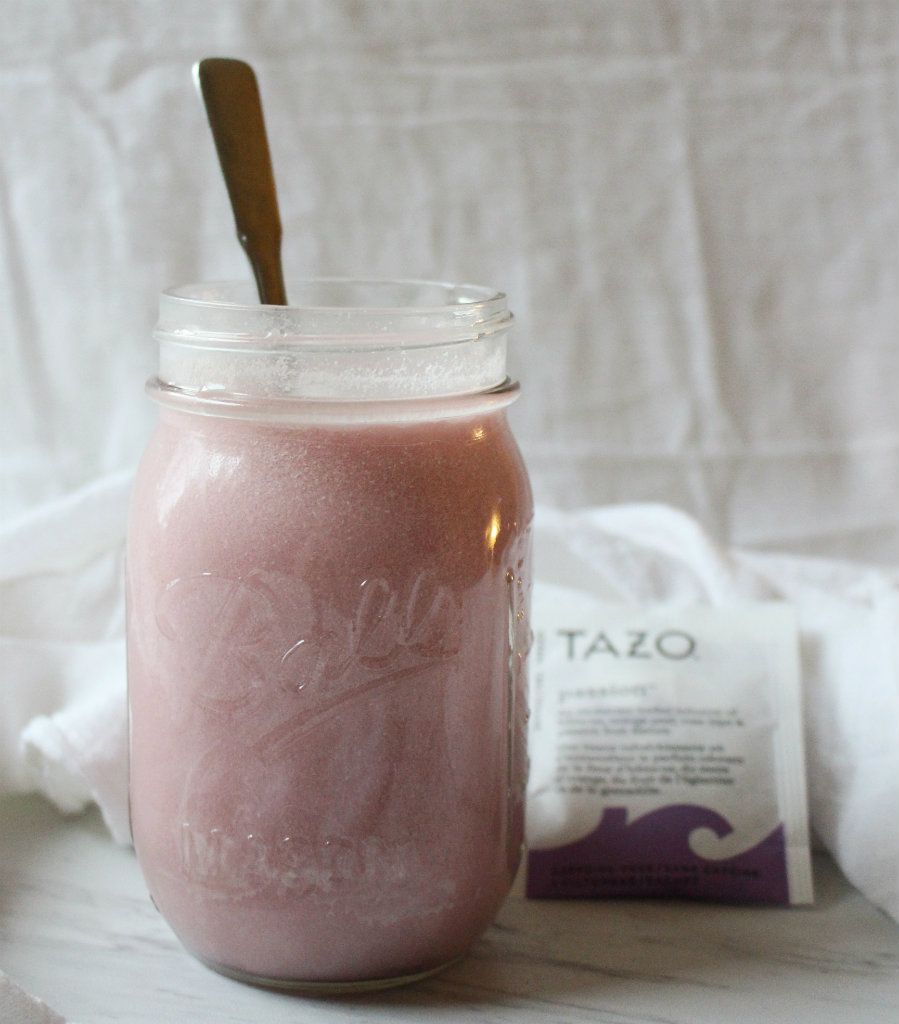 Ultimate Keto Passion Fruit Iced Tea Latte