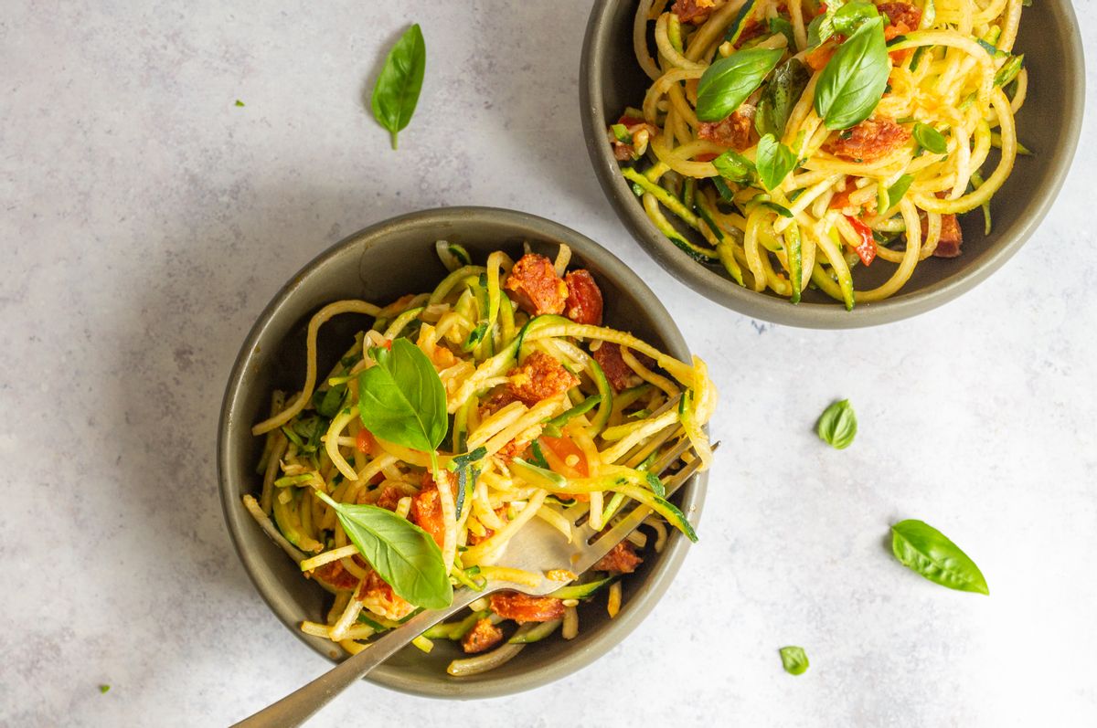 Low Carb Eggplant Noodles - Step Away From The Carbs