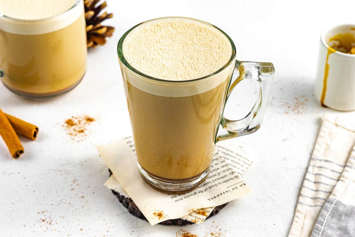 Low Carb Cinnamon Vanilla Dandelion Tea Latte