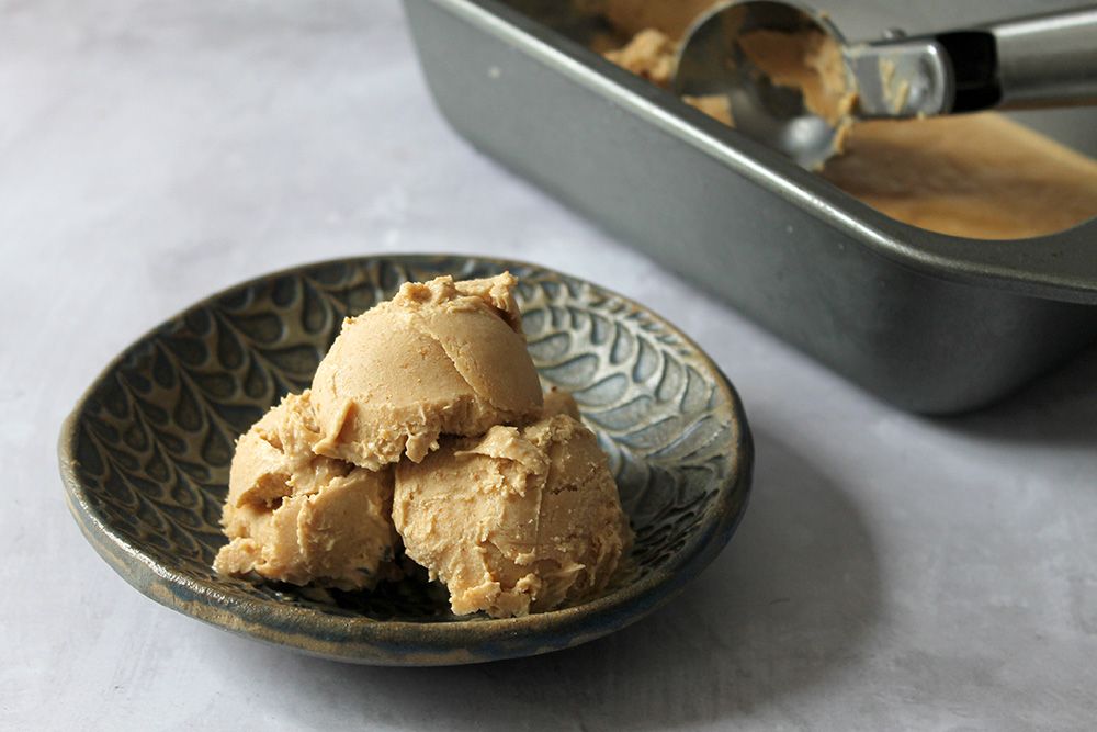 Low Carb Almond Butter Fat Bomb Ice Cream