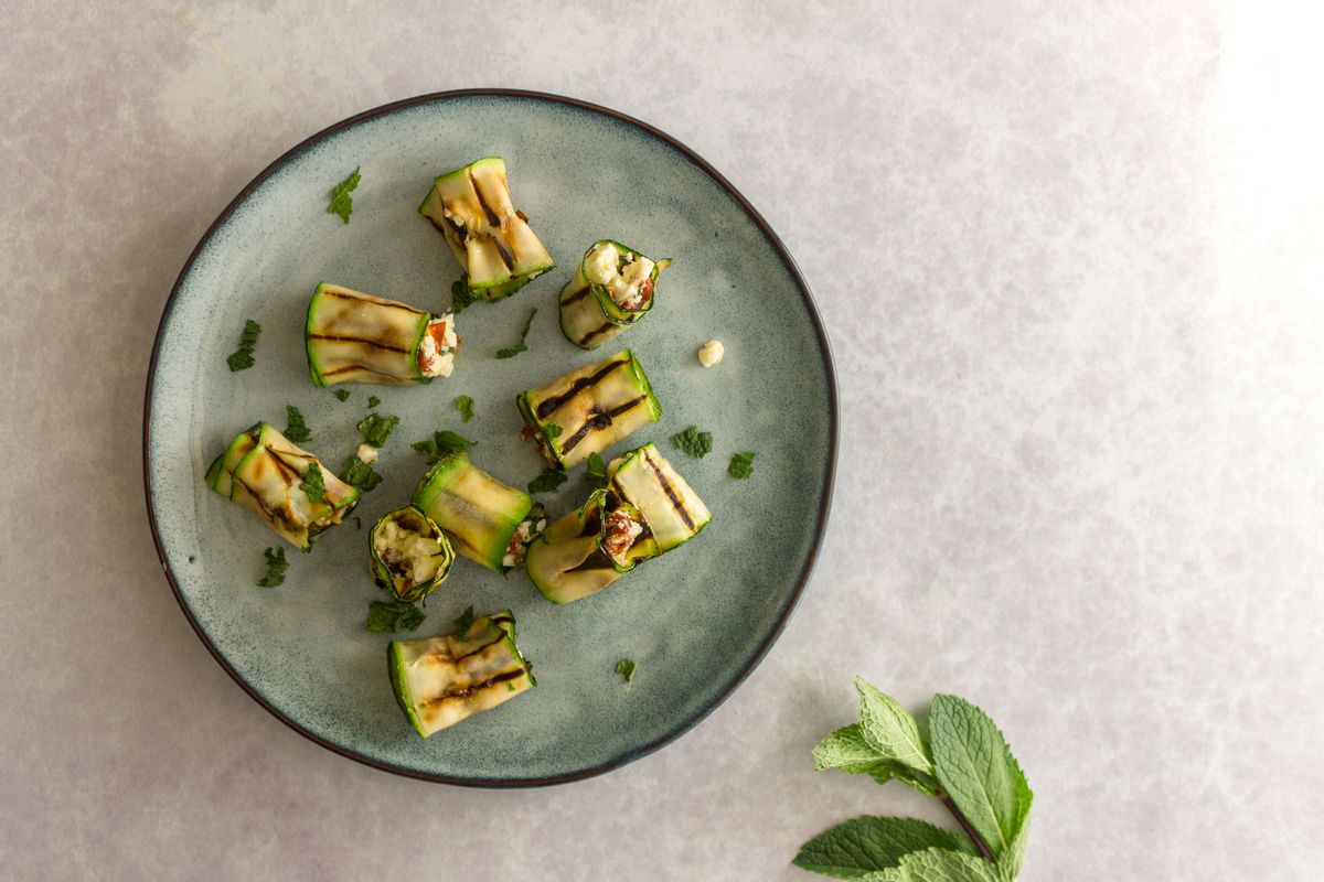 Keto Grilled Zucchini Bites