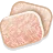 Pork Cured Ham Center Slice Country-style Separable Lean Only Raw