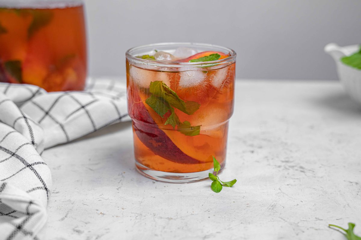 Keto Unsweetened Berry Peach Iced Tea