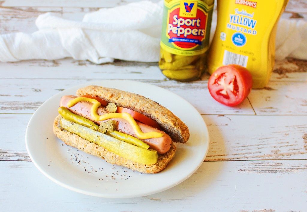 Low Carb Chicago Style Hot Dogs