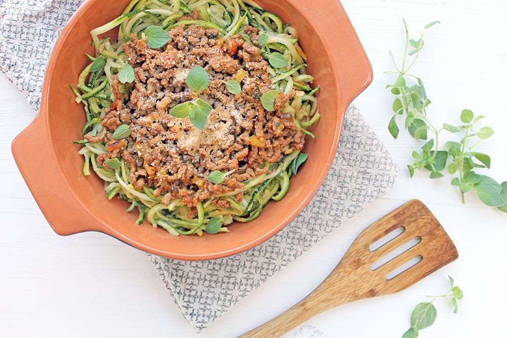 Low Carb Spaghetti Bolognese