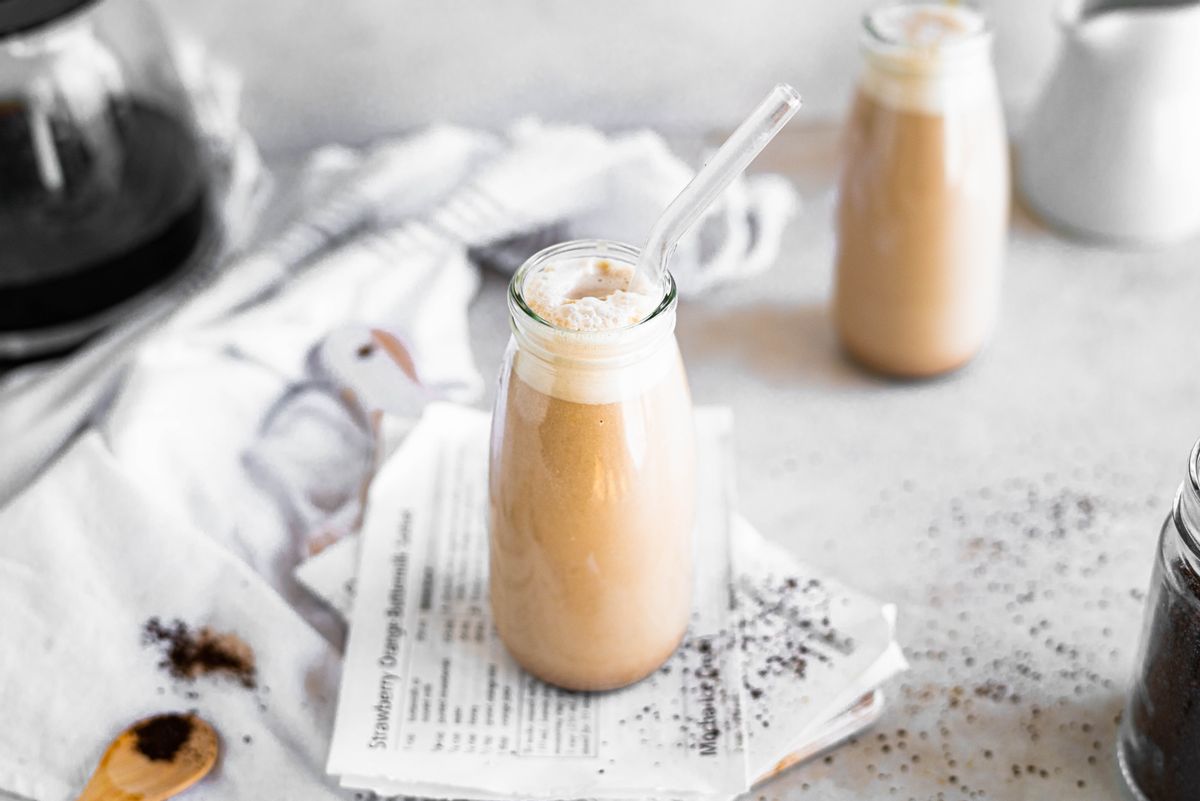 Vegan Keto Vanilla Frappe