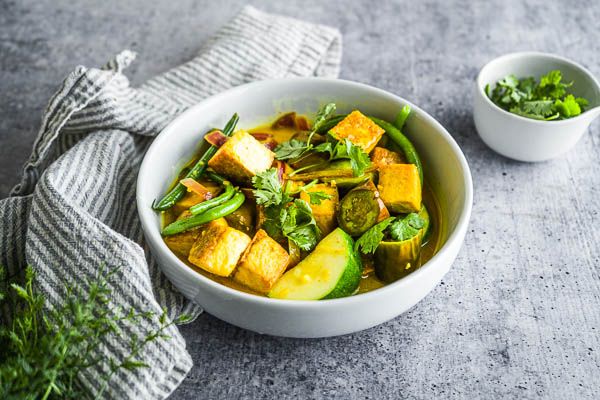 Low Carb Madras Tofu Curry