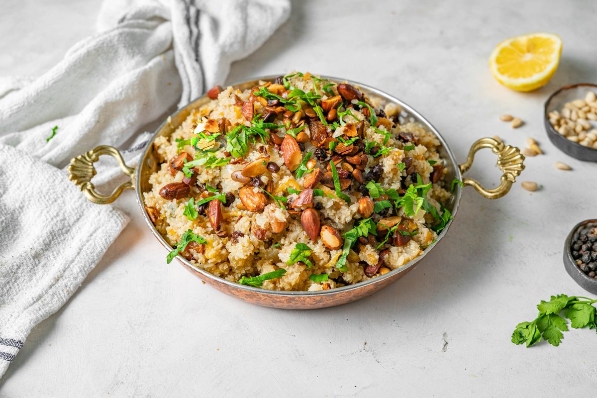 Paleo Middle Eastern Jeweled Spiced Rice