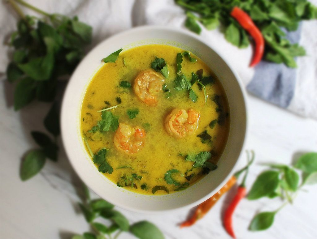 Keto Shrimp Curry Soup