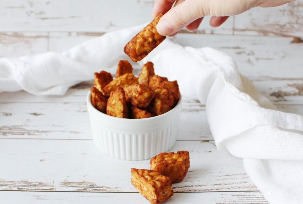 Keto Vegan Baked Tempeh