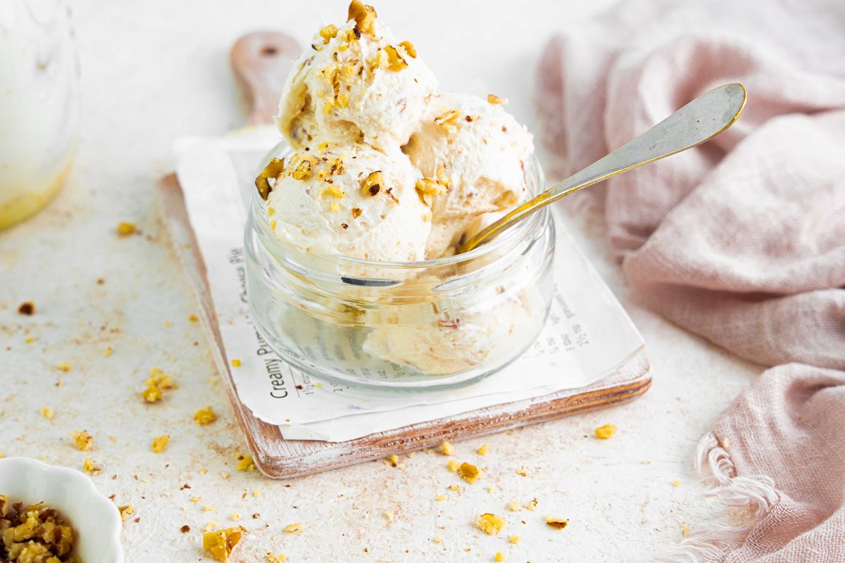 Keto Butter Pecan Ice Cream 